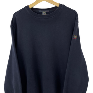 Paul and Shark Navy Crew Neck Sweater - Large (L) PTP 25.25"