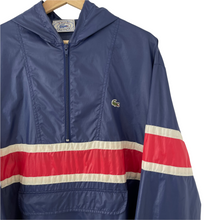 Load image into Gallery viewer, Vintage Navy Lacoste Izod Half Zip Cagoule - Extra Large (XL) PTP 26.25&quot;
