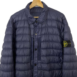 Stone Island Quilted Micro Yarn Down Puffer Overshirt - Double Extra Large (XXL) PTP 24.75"