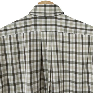 Aquascutum House Check Short Sleeved Shirt - Small (S) PTP 21.75"