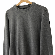 Load image into Gallery viewer, Paul and Shark Grey Logo Crew Neck Sweater - Medium (M) PTP 21.5&quot;
