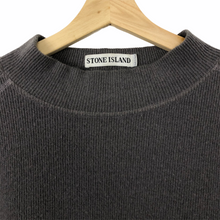 Load image into Gallery viewer, Vintage Stone Island Grey Mock Neck Sweater - Double Extra Large (XXL) PTP 27&quot;
