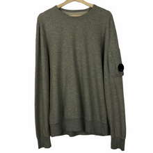 Load image into Gallery viewer, C.P Company Grey Crew Neck Lens Sweater - Large (L) PTP 22.5&quot;
