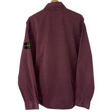 Load image into Gallery viewer, Stone Island Burgundy Pocket Overshirt - Extra Large (XL) PTP 23.25&quot;
