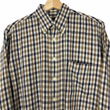 Load image into Gallery viewer, Aquascutum House Check Long Sleeved Shirt - Medium (M) PTP 24&quot;
