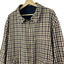 Load image into Gallery viewer, Aquascutum Navy / Check Reversible Harrington Jacket - Extra Large (XL) PTP 28.25&quot;
