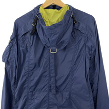 Load image into Gallery viewer, Ma.Strum Navy Blue Multi Pocket Hooded Sniper Jacket - Small (S) PTP 20&quot;
