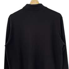 Load image into Gallery viewer, Paul and Shark Black Long Sleeved Polo - Large (L) PTP 21&quot;
