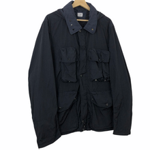 Load image into Gallery viewer, C.P Company Dark Navy Multi Pocket Goggle Jacket - 54 PTP 24.25&quot;
