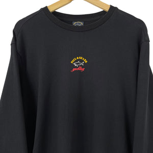 Paul and Shark Black Centre Logo Sweater - Large (L) PTP 23"