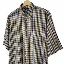 Load image into Gallery viewer, Aquascutum House Check Short Sleeved Shirt - Extra Large (XL) PTP 24.5&quot;
