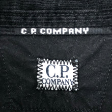 Load image into Gallery viewer, C.P Company Black Corduroy Button Up Overshirt - Extra Large (XL) PTP 25&quot;
