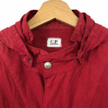 Load image into Gallery viewer, C.P Company Red Goggle Hooded Overshirt - Extra Large (XL) PTP 22.25&quot;
