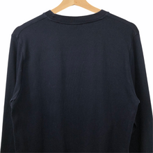 Load image into Gallery viewer, Paul and Shark Navy Logo Crew Neck Sweater - Large (L) PTP 20.5&quot;
