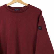 Load image into Gallery viewer, Paul and Shark Maroon Logo Crew Neck Sweater - Double Extra Large (XXL) PTP 23.5&quot;
