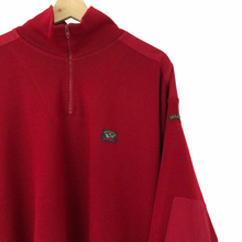 Load image into Gallery viewer, Paul and Shark Red Bretagne Half Zip Pullover - Extra Large (XL) PTP 26.5&quot;
