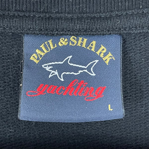 Paul and Shark Black Centre Logo Sweater - Large (L) PTP 23"