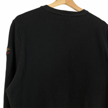 Load image into Gallery viewer, Paul and Shark Black Crew Neck Sweater - Medium (M) PTP 20.5&quot;
