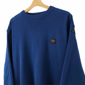 Vintage Blue Paul and Shark Bretagne Sweater - Medium (M) PTP 24"