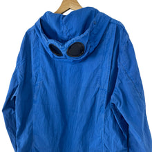 Load image into Gallery viewer, C.P Company Blue Goggle Hooded Overshirt - Triple Extra Large (XXXL) PTP 26&quot;
