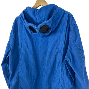 C.P Company Blue Goggle Hooded Overshirt - Triple Extra Large (XXXL) PTP 26"