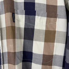 Load image into Gallery viewer, Aquascutum Block Check Long Sleeved Shirt - Medium (M) PTP 23&quot;
