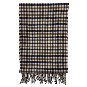 Aquascutum Classic House Check 100 Wool Scarf One Size Fits All