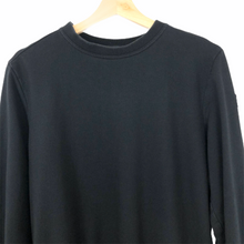 Load image into Gallery viewer, Paul and Shark Black Crew Neck Logo Sweater - Medium (M) PTP 21&quot;
