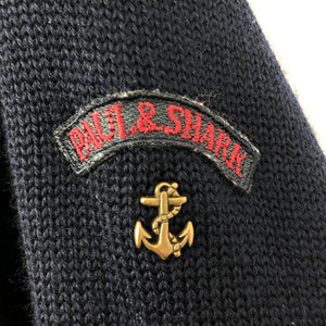 Vintage Paul and Shark Navy Bretagne Roll Neck - Extra Large (XL) PTP 25.5"