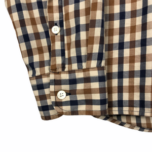 Aquascutum House Check Long Sleeved Shirt - Large (L) PTP 22"