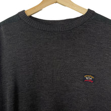 Load image into Gallery viewer, Paul and Shark Bretagne Grey Crew Neck Sweater - Large (L) PTP 25.25&quot;
