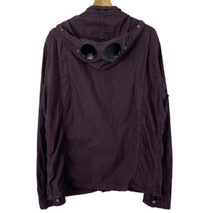 C.P Company Purple Goggle Hooded Overshirt - Double Extra Large (XXL) PTP 24"