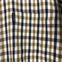 Load image into Gallery viewer, Aquascutum House Check Short Sleeved Shirt - Medium (M) PTP 23&quot;
