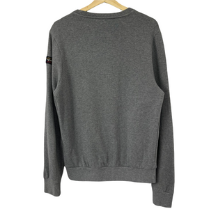 Paul and Shark Grey Crew Neck Sweater - Medium (M) PTP 20.75"