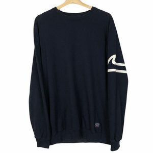 Paul and Shark Navy Logo Crew Neck Sweater - Extra Large (XL) PTP 22.5"