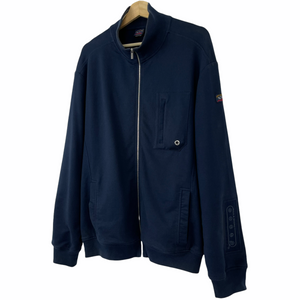 Paul and Shark Navy Full Zip Up Track Top - Double Extra Large (XXL) PTP 25.5"