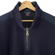 Load image into Gallery viewer, Paul and Shark Navy Bretagne Half Zip Jumper - Six Extra Large (6XL) PTP 30&quot;
