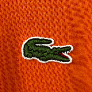 Lacoste Orange Short Sleeved Logo T-Shirt - Large (L) PTP 22.5"