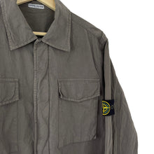 Load image into Gallery viewer, Stone Island Grey Double Pocket Overshirt - Large (L) PTP 21.75&quot;
