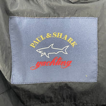 Load image into Gallery viewer, Paul and Shark Navy Econyl Nylon Metal Overshirt - Large (L) PTP 24&quot;
