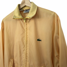 Load image into Gallery viewer, Vintage Lacoste Izod Yellow Full Zip Up Jacket - Large (L) PTP 24&quot;
