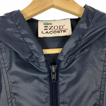 Load image into Gallery viewer, Vintage Navy Lacoste Izod Half Zip Cagoule - Medium (M) PTP 23&quot;
