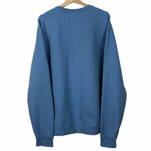 Ma.Strum Light Blue Crew Neck Sweater - Extra Large (XL) PTP 24.75"