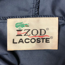 Load image into Gallery viewer, Vintage Navy Lacoste Izod Half Zip Cagoule - Medium (M) PTP 23&quot;
