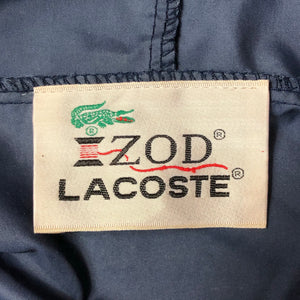 Vintage Navy Lacoste Izod Half Zip Cagoule - Medium (M) PTP 23"