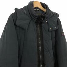 Load image into Gallery viewer, Paul and Shark Navy Padded Puffer Hooded Jacket - Medium (M) PTP 24&quot;
