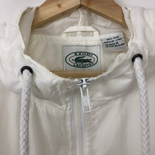 Load image into Gallery viewer, Vintage White Lacoste Izod Half Zip Cagoule - Medium (M) PTP 23&quot;
