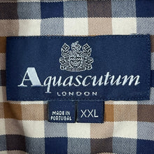 Load image into Gallery viewer, Aquascutum House Check Long Sleeved Shirt - Double Extra Large (XXL) PTP 24.75&quot;
