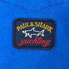 Load image into Gallery viewer, Paul and Shark Blue Crew Neck Pocket Logo Sweater - Large (L) PTP 23.5&quot;
