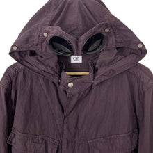 Load image into Gallery viewer, C.P Company Purple Goggle Hooded Overshirt - Double Extra Large (XXL) PTP 24&quot;
